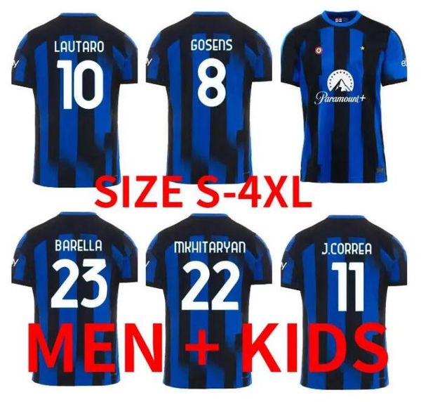 2023 2024 lautaro lukaku 3rd soccer jerseys inter milans dzeko inters barella j. correa 22 23 24 football shirt calhanoglu gagliardini men k, Black;yellow
2023 2024 lautaro lukaku 3rd soccer jerseys inter milans dzeko inters barella j. correa 22 23 24 football shirt calhanoglu gagliardini men k, Black;yellow