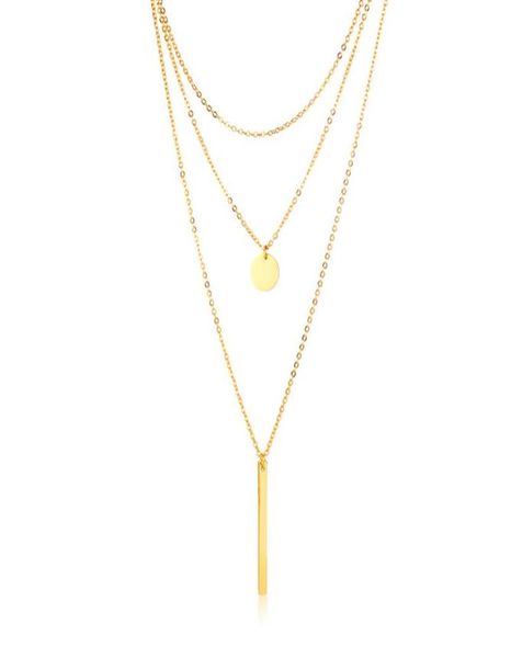 boho multilayer bar necklace choker with long chain for women stainless steel jewlery gold tone225j9398086, Silver
boho multilayer bar necklace choker with long chain for women stainless steel jewlery gold tone225j9398086, Silver