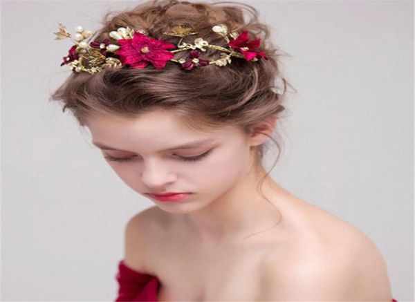 wedding bridal burgundy red flower headband hairband gold rhinestone crown tiara crystal hair accessories jewelry princess headpie5799242, Slivery;golden
wedding bridal burgundy red flower headband hairband gold rhinestone crown tiara crystal hair accessories jewelry princess headpie5799242, Slivery;golden