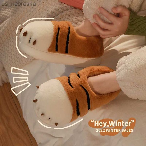 cartoon tiger paw slipper winter indoor warm fur shoes slides cute animals plush platform design claw ladies home slippers l230518, Black;grey
cartoon tiger paw slipper winter indoor warm fur shoes slides cute animals plush platform design claw ladies home slippers l230518, Black;grey
