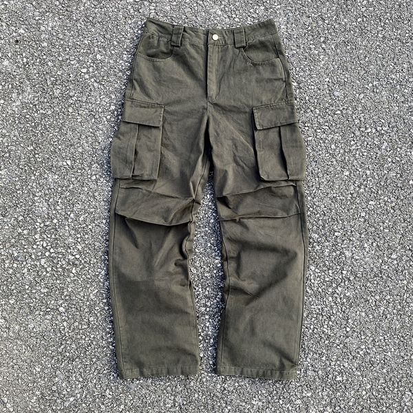 men's pants kanye666 vintage streetwear fashion brand casual loose american style zipper overalls clothing trousers long cargo for men, Black
men's pants kanye666 vintage streetwear fashion brand casual loose american style zipper overalls clothing trousers long cargo for men, Black