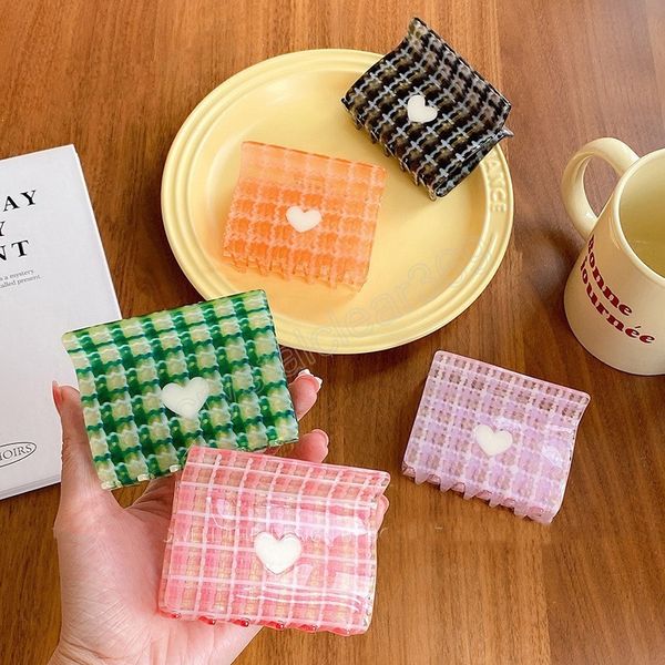 8cm new ins large multicolor checkerboard grid hair clip square heart acetate claw clip hair accessories for women girls, Slivery;white
8cm new ins large multicolor checkerboard grid hair clip square heart acetate claw clip hair accessories for women girls, Slivery;white