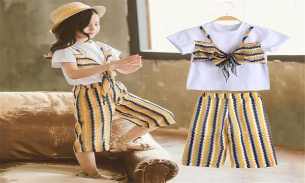 kids clothes girls summer sets fashion tshirt striped pant 2 pcs casual set for girls teenage clothing outfits8883134, White
kids clothes girls summer sets fashion tshirt striped pant 2 pcs casual set for girls teenage clothing outfits8883134, White