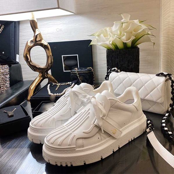 luxury shell head shoes women's thick soles high casual sports board fashionable brand student shoes small white shoes, Black
luxury shell head shoes women's thick soles high casual sports board fashionable brand student shoes small white shoes, Black