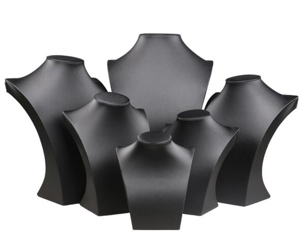 black pu leather necklace bust tall jewelry display stand neck form for jewellery window shelf exhibition counter stand xpiwt 6142840
black pu leather necklace bust tall jewelry display stand neck form for jewellery window shelf exhibition counter stand xpiwt 6142840