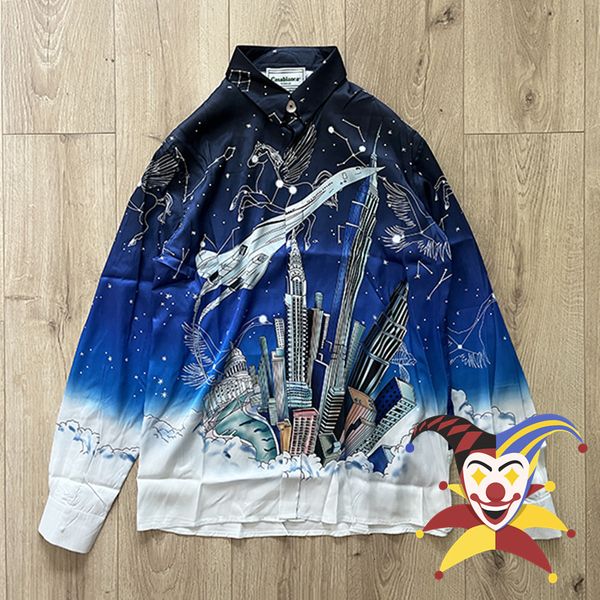mens casual shirts long sleeved casablanca silk shirt womens quality grade tshirt 230720, White;black
mens casual shirts long sleeved casablanca silk shirt womens quality grade tshirt 230720, White;black