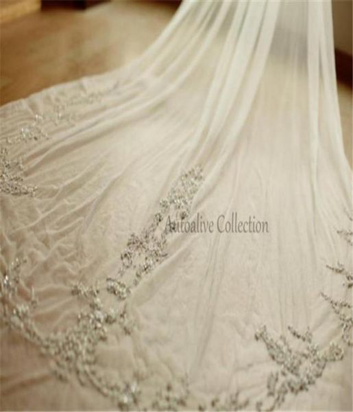 graceful charming wedding veils one layer cathedral length crystal beaded sequins bridal veil tulle fingertip length lace wedding 9020578, Black
graceful charming wedding veils one layer cathedral length crystal beaded sequins bridal veil tulle fingertip length lace wedding 9020578, Black