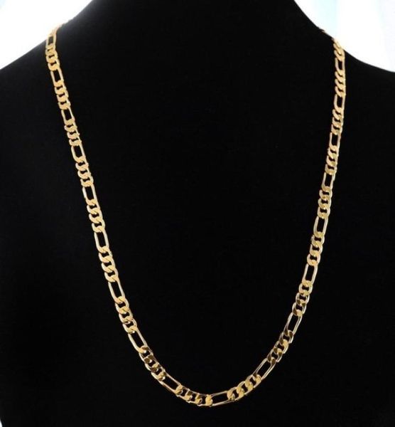24k gold platinum plated chains 45mm men039s nk links figaro necklace chokers vintage jewelry5783999, Silver
24k gold platinum plated chains 45mm men039s nk links figaro necklace chokers vintage jewelry5783999, Silver