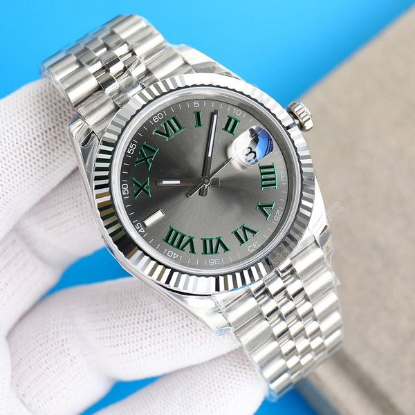mens mechanical watches 36/41mm automatic watches full stainless steel luminous waterproof quartz women watch couples style classic wristwat, Slivery;brown
mens mechanical watches 36/41mm automatic watches full stainless steel luminous waterproof quartz women watch couples style classic wristwat, Slivery;brown