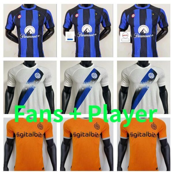 player version 2023 2024 lukaku soccer jerseys inter milans correa dzeko barella lautaro skriniar de vrij 23 24 football shirt uniforms kit, Black;yellow
player version 2023 2024 lukaku soccer jerseys inter milans correa dzeko barella lautaro skriniar de vrij 23 24 football shirt uniforms kit, Black;yellow