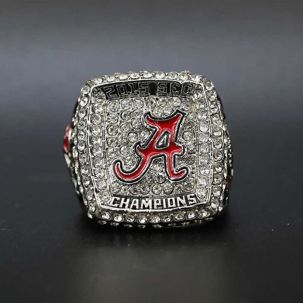 ncaa 2015 alabama sec red tide men's ring high grade championship ring straight, Golden;silver
ncaa 2015 alabama sec red tide men's ring high grade championship ring straight, Golden;silver
