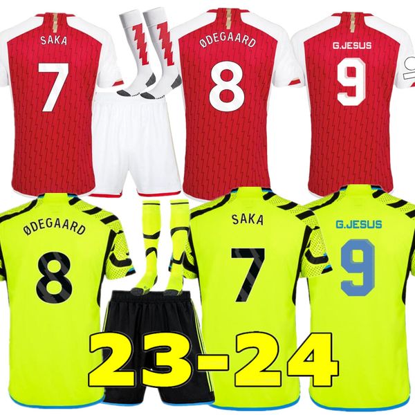 

23 24 G.JESUS soccer jerseys RICE SMITH ROWE SAKA Fans VERSION J.TIMBER MARTINELLI TIERNEY 2023 2024 football shirt Men Kids ODEGAARD SAMBI VIEIRA SALIBA HAVERTZ, Away