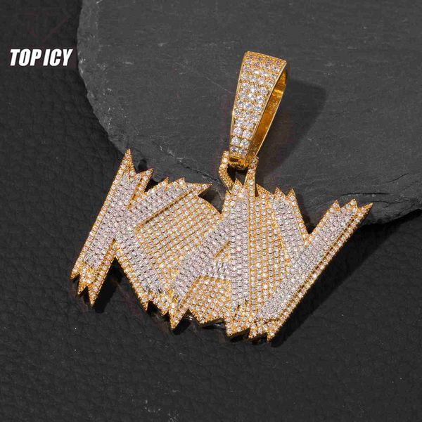 icy punk style 5a cz ful diamond triple layers custom name pendant personalized name necklace pendant for men, Silver
icy punk style 5a cz ful diamond triple layers custom name pendant personalized name necklace pendant for men, Silver