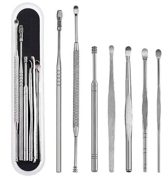 ear care supply 7pcsset wax pickers cleaner stainless steel earpick remover curette pick spoon epiwax4276726
ear care supply 7pcsset wax pickers cleaner stainless steel earpick remover curette pick spoon epiwax4276726