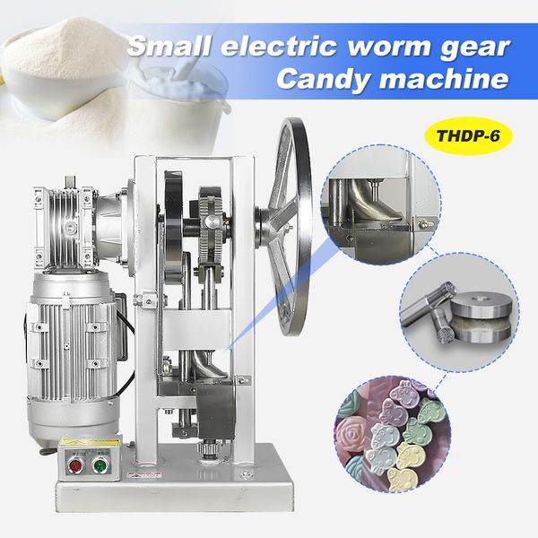 hnzxib thdp-6 candy press tdp-6 upgrade 6 tonnes milk tablet electric single punch press customization with 1 circular mold
hnzxib thdp-6 candy press tdp-6 upgrade 6 tonnes milk tablet electric single punch press customization with 1 circular mold