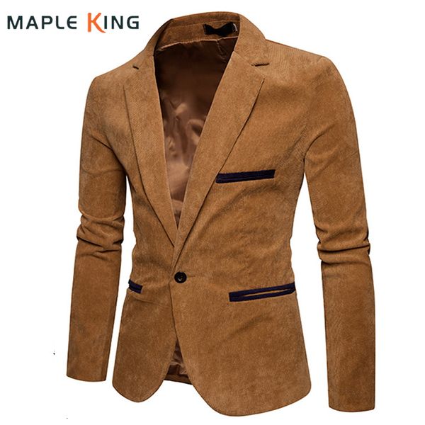 men's suits blazers fashion casual men blazer corduroy patchwork mens business one button slim fit masculino male jacket mxxxl 230720, White;black
men's suits blazers fashion casual men blazer corduroy patchwork mens business one button slim fit masculino male jacket mxxxl 230720, White;black