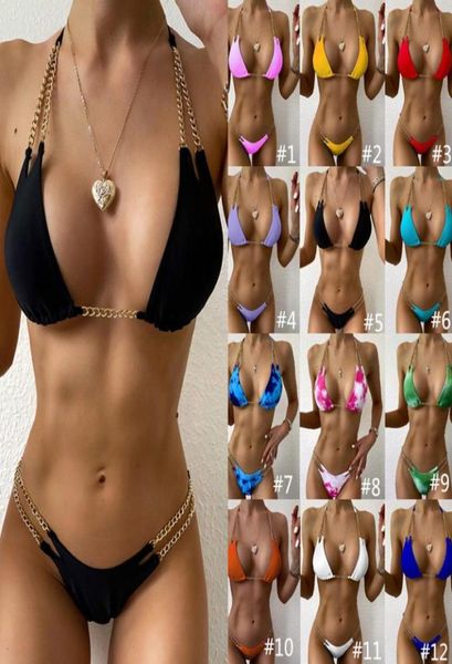 tiedye gradient chain halter women summer swimwear bikini set bra triangle suit swimsuit bathing suit swimming suit6404862
tiedye gradient chain halter women summer swimwear bikini set bra triangle suit swimsuit bathing suit swimming suit6404862