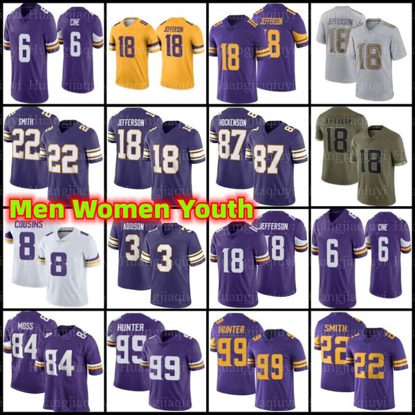 18 justin jefferson football 4 dalvin cook 19 adam thielen harrison smith 8 kirk cousins danielle hunter mens women youth 6 lewis cine jerse, Black;red
18 justin jefferson football 4 dalvin cook 19 adam thielen harrison smith 8 kirk cousins danielle hunter mens women youth 6 lewis cine jerse, Black;red