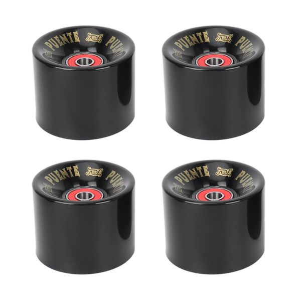 sports gloves puente 4pcs set cruiser skateboard wheels pu long board with abec 9 bearings 230720, Black
sports gloves puente 4pcs set cruiser skateboard wheels pu long board with abec 9 bearings 230720, Black