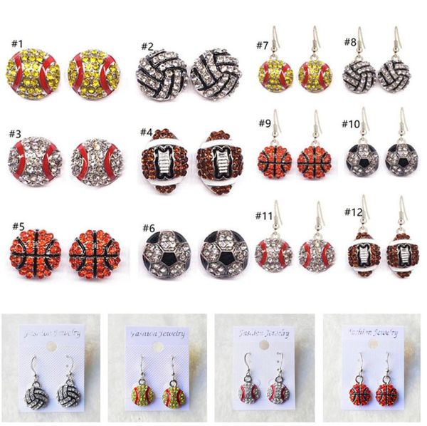women ladies diamond earrings eardrop sports ball game softball baseball basketball ear loop bling crystal jewelry ear accessories1505971, Red;brown
women ladies diamond earrings eardrop sports ball game softball baseball basketball ear loop bling crystal jewelry ear accessories1505971, Red;brown