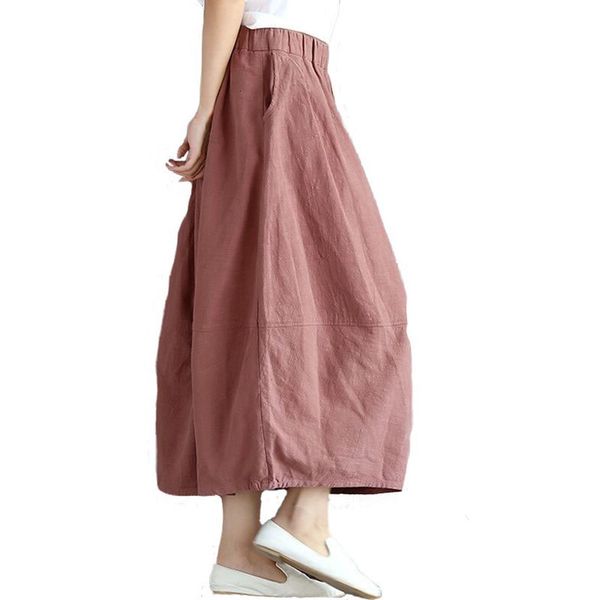 skirts summer skirt solid color cotton linen loose women casual elastic waist pocket vintage lady long 230720, Black
skirts summer skirt solid color cotton linen loose women casual elastic waist pocket vintage lady long 230720, Black