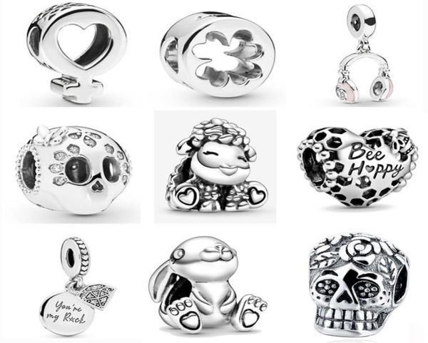 925 silver fit charm 925 bracelet rabbit be happly sheep skull clover diy charms set pendant diy fine beads jewelry7313458, Bronze;silver
925 silver fit charm 925 bracelet rabbit be happly sheep skull clover diy charms set pendant diy fine beads jewelry7313458, Bronze;silver