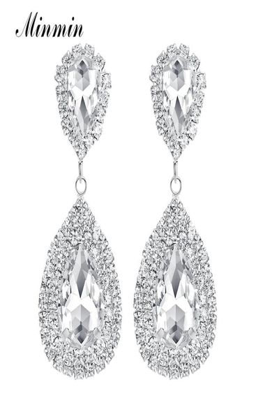 minmin 6 colors teardrop crystal long earrings silver rhinestone bridal drop earrings for women party wedding jewelry 2019 eh0039382731, Golden;silver
minmin 6 colors teardrop crystal long earrings silver rhinestone bridal drop earrings for women party wedding jewelry 2019 eh0039382731, Golden;silver