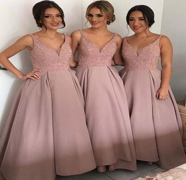 2017 dusty pink vneck blingbling bridesmaid dresses arabic style aline modest beaded crystals backless classical prom part5534737, White;pink
2017 dusty pink vneck blingbling bridesmaid dresses arabic style aline modest beaded crystals backless classical prom part5534737, White;pink