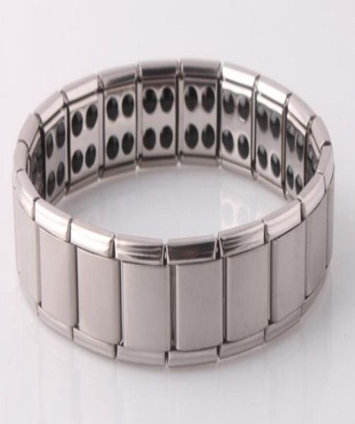 men women quantum bio energy stainless steel stretch link chain bracelet with germanium magnetic stone health jewelry for lovers s5712837, Black
men women quantum bio energy stainless steel stretch link chain bracelet with germanium magnetic stone health jewelry for lovers s5712837, Black