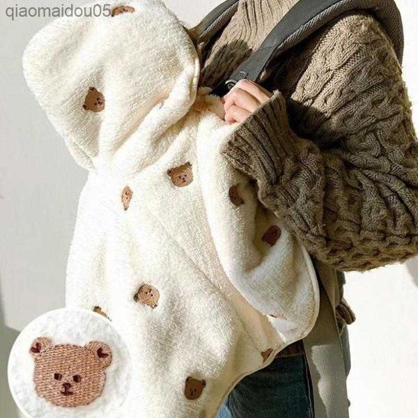 2023 winter baby coats hoodied capes bear embroided outfits for newborn infants clothing l230712, Blue;gray
2023 winter baby coats hoodied capes bear embroided outfits for newborn infants clothing l230712, Blue;gray