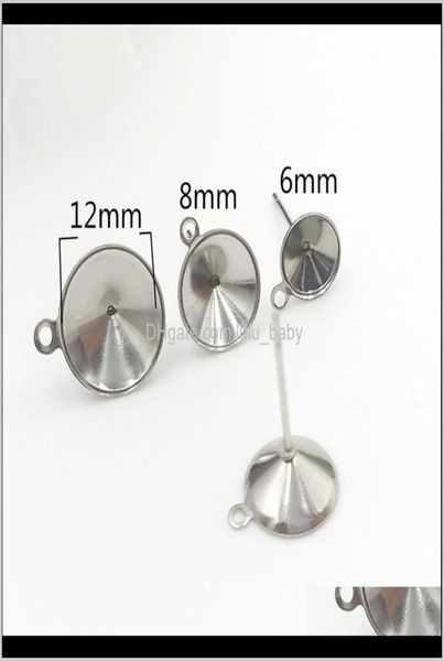 100pcslot stainless steel stud findings with circle bezel rivoli stones cabochons bases post diy crafts lx2t9 jewelry rydxx7431101, Slivery;crystal
100pcslot stainless steel stud findings with circle bezel rivoli stones cabochons bases post diy crafts lx2t9 jewelry rydxx7431101, Slivery;crystal