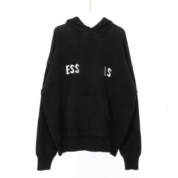 es designer mens women essentialhoodie hoodies letter essentail knit hoody knitted sweaters casual pullovers essent autumn winter spring fas, Black
es designer mens women essentialhoodie hoodies letter essentail knit hoody knitted sweaters casual pullovers essent autumn winter spring fas, Black