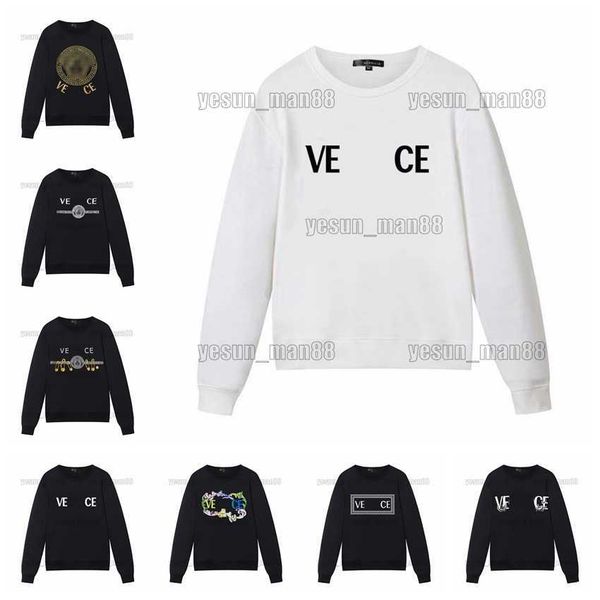 designer luxury versages classic hoodie sweatshirt letter printed round neck sweater hip hop mens and womens casual hooded, Black
designer luxury versages classic hoodie sweatshirt letter printed round neck sweater hip hop mens and womens casual hooded, Black