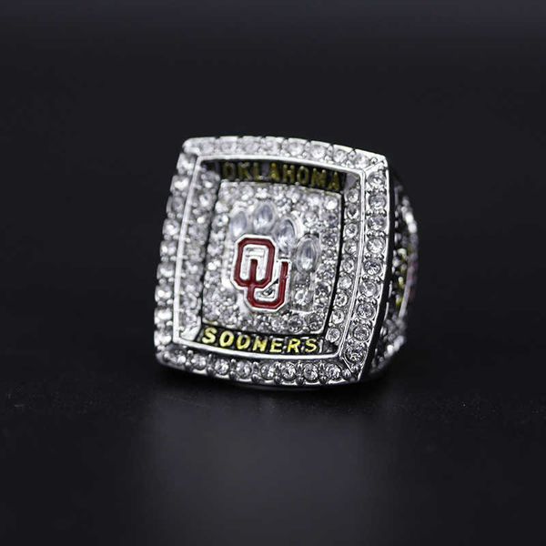 2018 oklahoma state university pacesetter championship ring commemorative version, Golden;silver
2018 oklahoma state university pacesetter championship ring commemorative version, Golden;silver