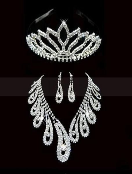 2019 selling charming wedding bridal bridesmaids rhinestone necklace earrings crown jewelry set 6675707, White
2019 selling charming wedding bridal bridesmaids rhinestone necklace earrings crown jewelry set 6675707, White