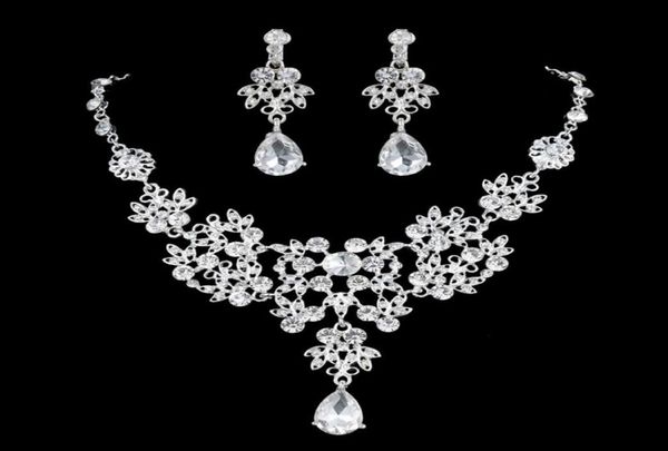 luxury flower rhinestones bridal jewelry sets 4 colors crystals wedding necklaces and earrings for bride prom evening party access7256221, White
luxury flower rhinestones bridal jewelry sets 4 colors crystals wedding necklaces and earrings for bride prom evening party access7256221, White