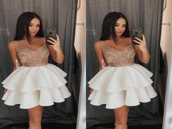 short homecoming dresses with lace appliques spaghetti strap a line tiered cocktail party wear special occasion prom gowns4698770, Black
short homecoming dresses with lace appliques spaghetti strap a line tiered cocktail party wear special occasion prom gowns4698770, Black