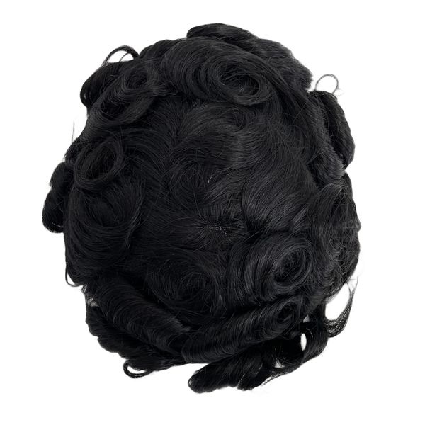 european virgin human hair replacement 32mm wave #1b color 8x10 full lace toupee for men, Black
european virgin human hair replacement 32mm wave #1b color 8x10 full lace toupee for men, Black