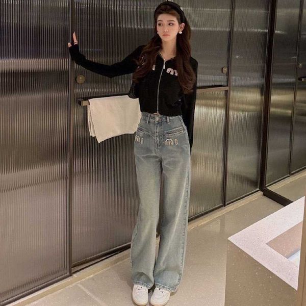 spring and summer women's high-waisted wide-leg jeans, straight leg loose thin mopping wide-leg pants, fashion casual everything., Blue
spring and summer women's high-waisted wide-leg jeans, straight leg loose thin mopping wide-leg pants, fashion casual everything., Blue