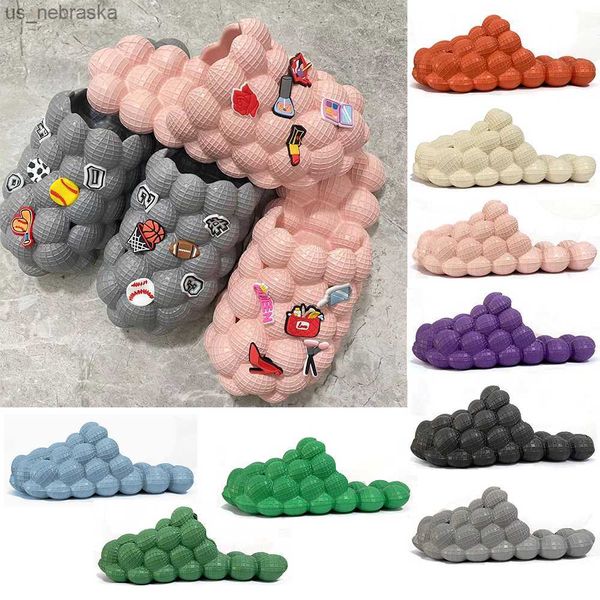 summer slides for women outdoor close toe slippers bubble massage litchi sandals brand fashion designer sandals men clogs l230518, Black;grey
summer slides for women outdoor close toe slippers bubble massage litchi sandals brand fashion designer sandals men clogs l230518, Black;grey