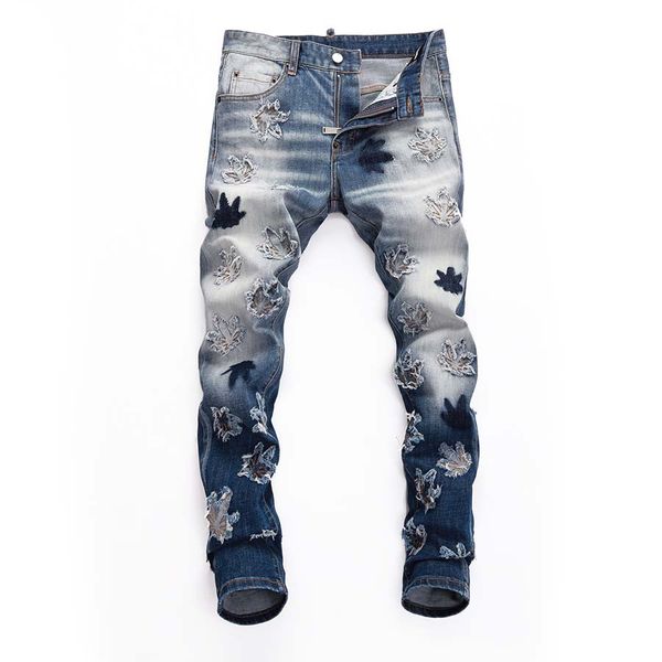 jeans pants men's suprior hip hop men leaf patch embroidery slim fit straight pant mens high street casual trousers 8423, Black;brown
jeans pants men's suprior hip hop men leaf patch embroidery slim fit straight pant mens high street casual trousers 8423, Black;brown
