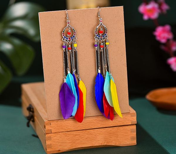 ethnic style tassel feather earrings earrings jewelry explosion bohemian earrings popular jewelry4161321, Silver 
ethnic style tassel feather earrings earrings jewelry explosion bohemian earrings popular jewelry4161321, Silver