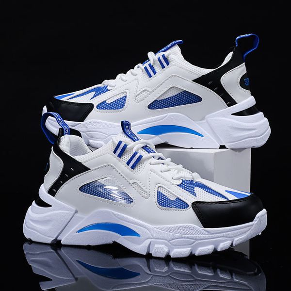 men running shoes black white blue fashion jogging thick bottom breathable old daddy casual shoe mens trainers sport sneakers
men running shoes black white blue fashion jogging thick bottom breathable old daddy casual shoe mens trainers sport sneakers