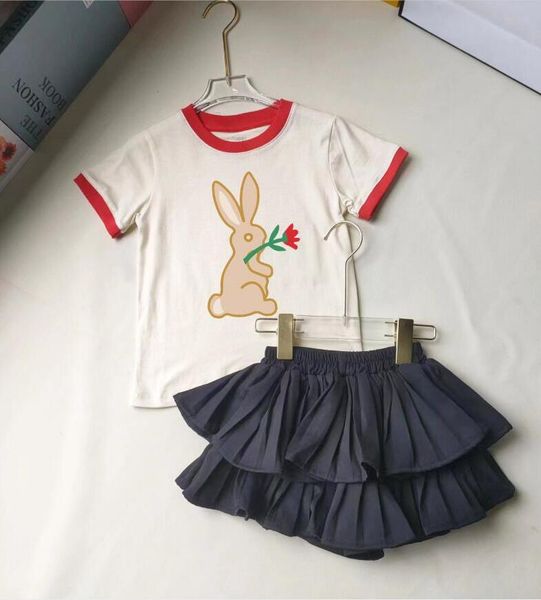 Summer Cute Girls Brand Clothing Sets Cartoon Kids Short Sleeve T-shirts+skirt Shorts 2pcs Set Children Casual Suit Letters Printed Child Outfits, As picture
Summer Cute Girls Brand Clothing Sets Cartoon Kids Short Sleeve T-shirts+skirt Shorts 2pcs Set Children Casual Suit Letters Printed Child Outfits, As picture