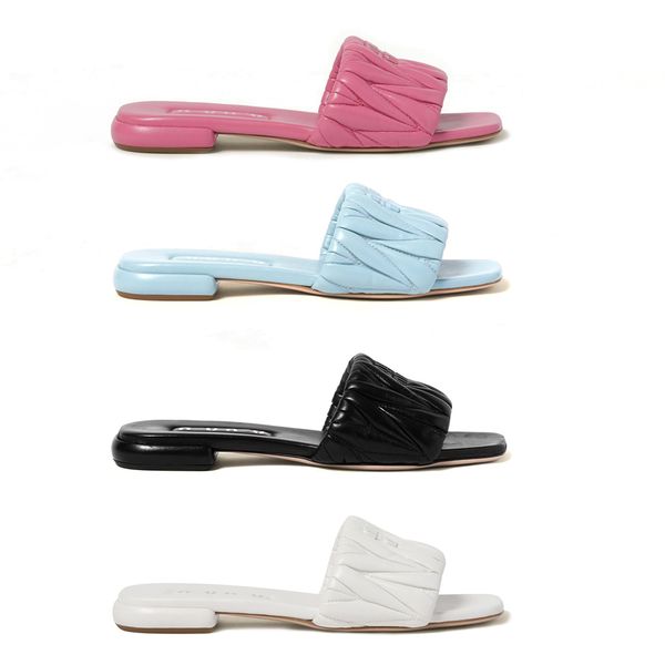 sandal famous designer woman luxury matelasse nappa leather slides summer sandals womens beach outdoor fashion casual slipper, Black
sandal famous designer woman luxury matelasse nappa leather slides summer sandals womens beach outdoor fashion casual slipper, Black