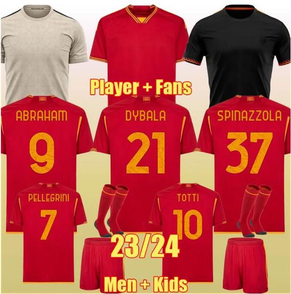 23 24 new dybala roma soccer jerseys zaniolo abraham wijnaldum maglia aries collection 2023 football shirts mancini abraham men kids kit el, Black;yellow
23 24 new dybala roma soccer jerseys zaniolo abraham wijnaldum maglia aries collection 2023 football shirts mancini abraham men kids kit el, Black;yellow