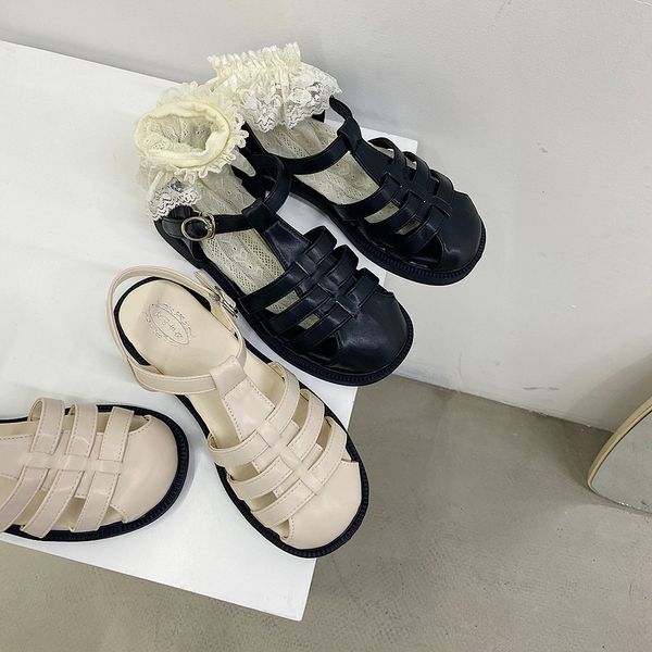 sandals falts paltform shoes women y2k summer casual pu leather desiger fashion sandals slippers beach shoes 230719, Black
sandals falts paltform shoes women y2k summer casual pu leather desiger fashion sandals slippers beach shoes 230719, Black