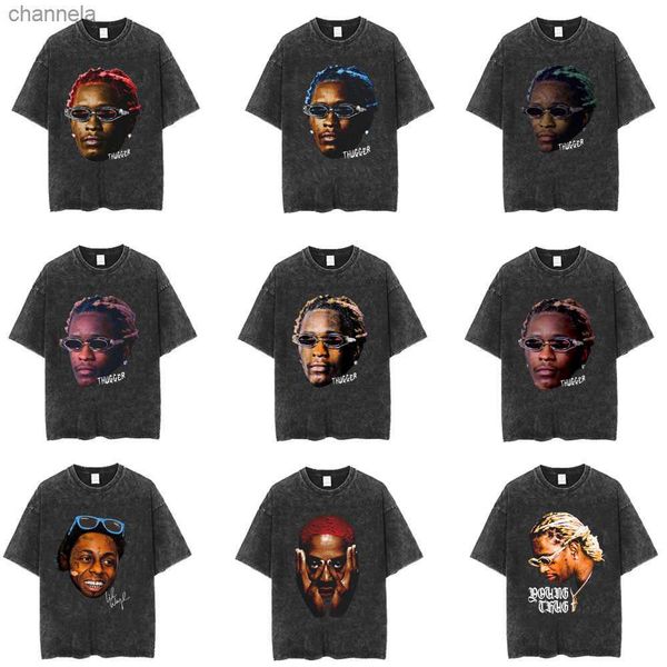 men's t-shirts young thug thugger graphic vintage washed t shirt men's rapper hip hop punk tees men women fashion oversized t shir, White;black
men's t-shirts young thug thugger graphic vintage washed t shirt men's rapper hip hop punk tees men women fashion oversized t shir, White;black