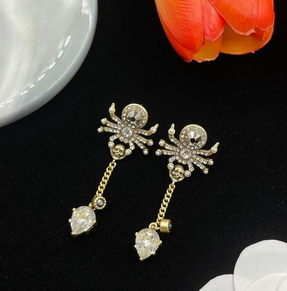 punk gothic skeleton dangle earring retro gold silver plated diamond drop eardrops stud designer earrings for women female party wedding jew
punk gothic skeleton dangle earring retro gold silver plated diamond drop eardrops stud designer earrings for women female party wedding jew