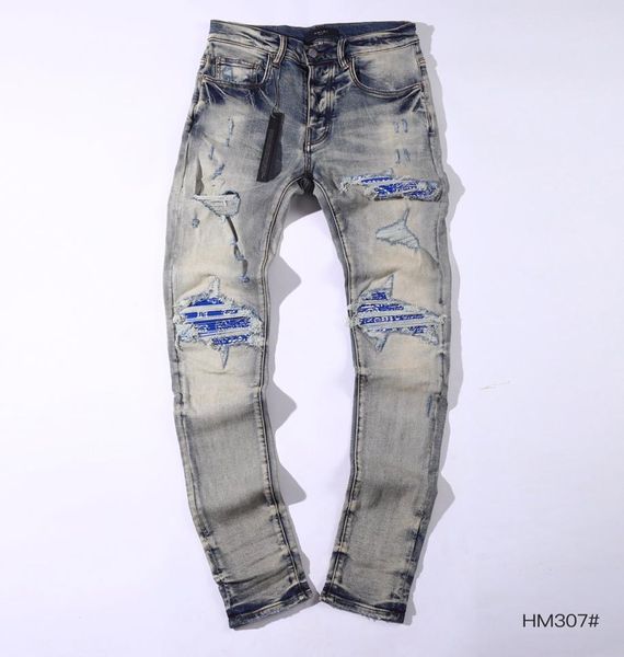 falection mens 21ss amimike jeans distressed deep blue patch ripped denim jeans blue 034961691
falection mens 21ss amimike jeans distressed deep blue patch ripped denim jeans blue 034961691
